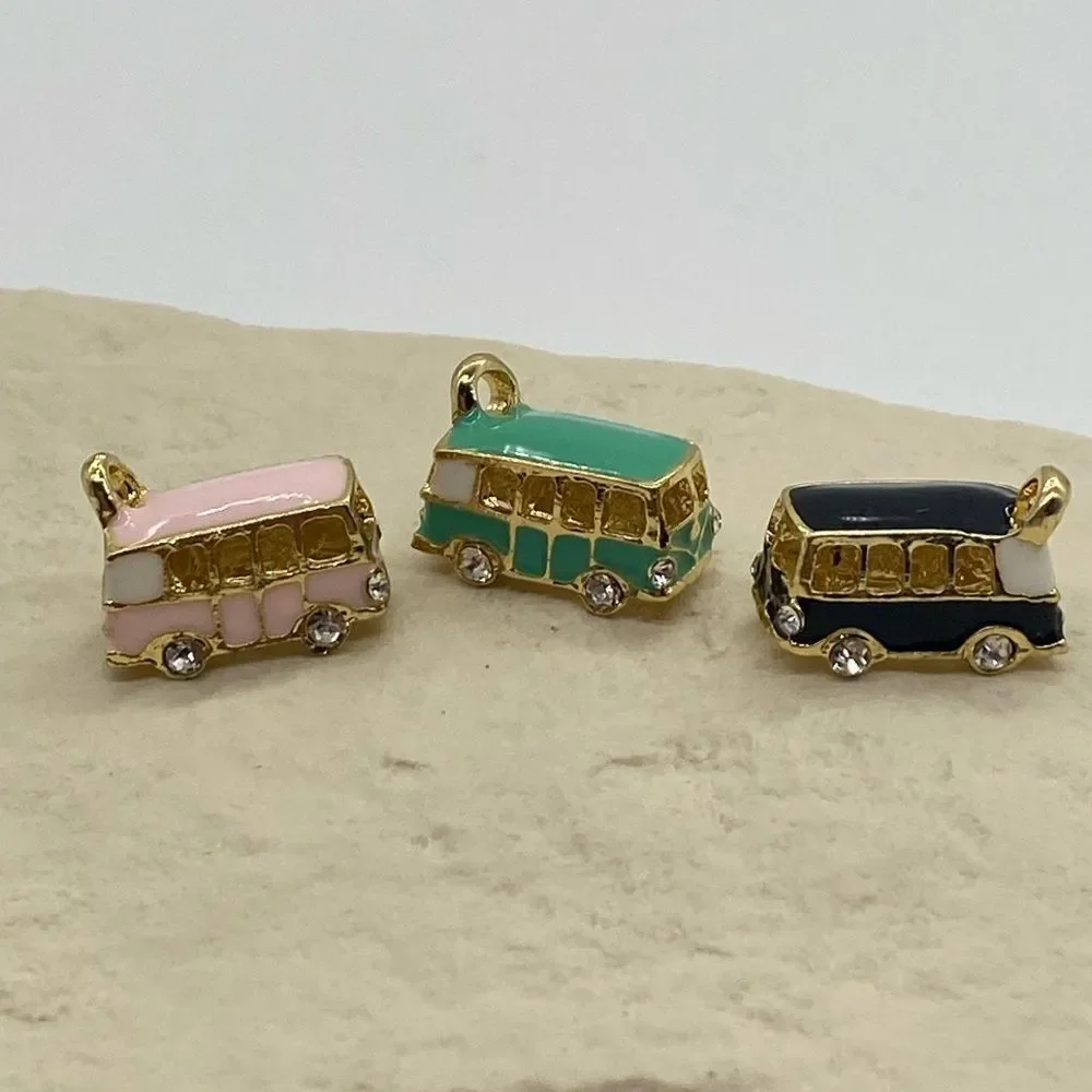✨🆕✨ Cute Hippie VW BoHo Van 🚐 Keychain✨ Available in pink, green & black✨